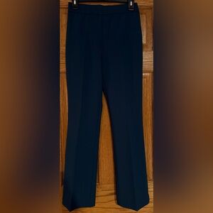 ANN TAYLOR TEAL BLUE SIDE ZIP PANTS TROUSERS SIZE 2 PETITE